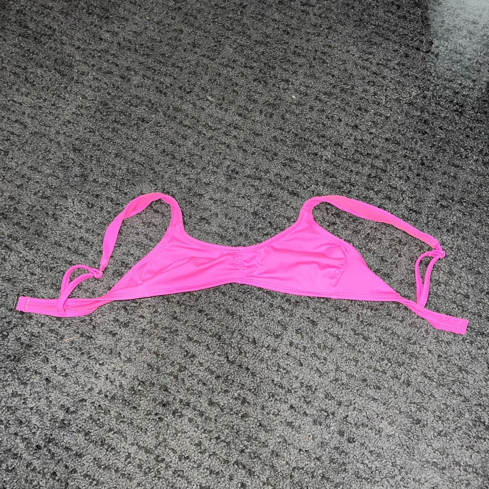 Hot pink bikini top